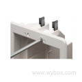 Recessed TV Box Wall Plate Kit Paintable 2-Gang, White non-metallic combination power and low voltage TV BOX Kit